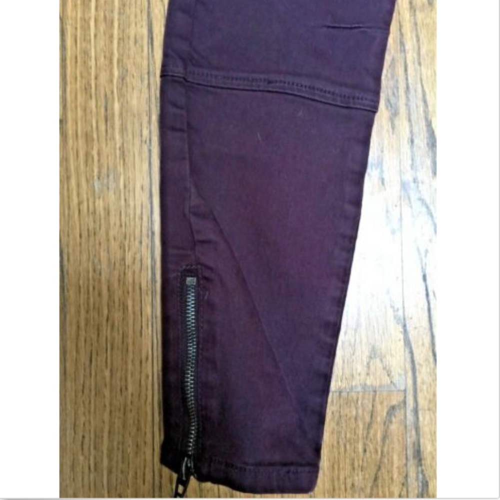 BLANK NYC PLUM SKINNY ANKLE ZIP JEAN - Picture 3 of 5